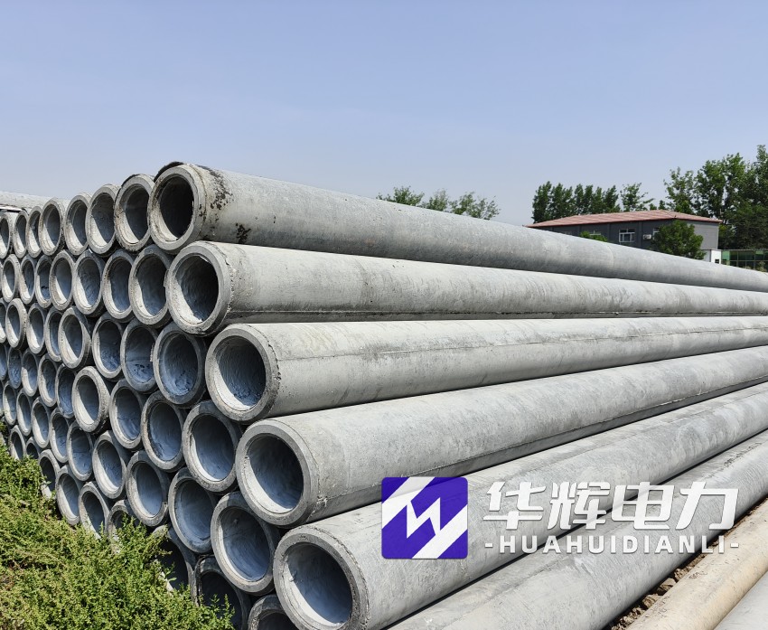 金银川路街道12米水泥电线杆